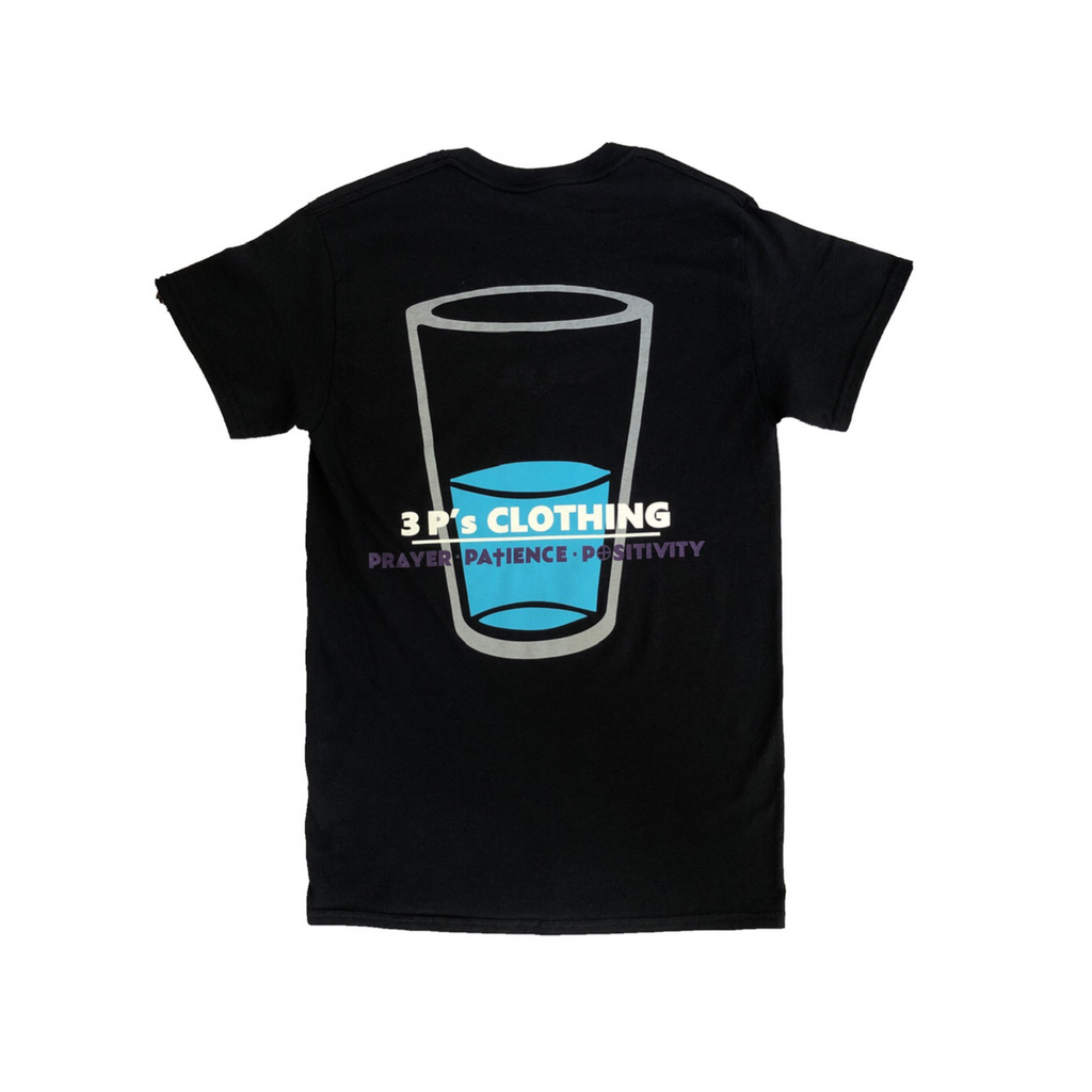 "Glass Half Full" T-Shirts - 3 P's Clothing 
